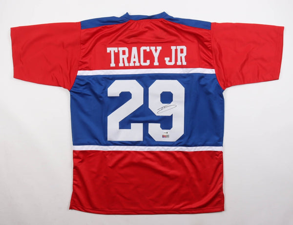 Tyrone Tracy Jr. Signed New York Giants Alternate Throwback Jersey (JSA COA) R.B