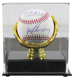 Mets Dwight Gooden "3x Inscribed" Authentic Signed Oml Baseball w/ Case BAS Wit