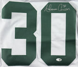 Ahman Green Signed Packers Jersey (JSA) Green Bay 3rd Round Pick 1998 NFL Draft