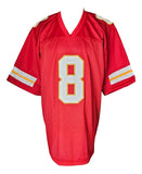 Justyn Ross Kansas City Signed Red Football Jersey BAS