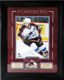 Peter Forsberg Autographed 11x14 Framed Photo -- Colorado Avalanche | LSM COA