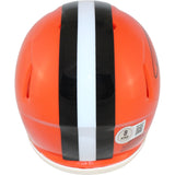 Quinshon Judkins Autographed Cleveland Browns Mini Helmet Beckett Witness 53117