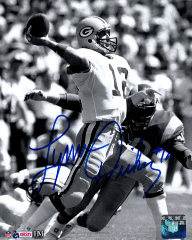 Packers QB LYNN DICKEY Signed 8x10 Photo #10 AUTO - 1983 All Pro - GBP HOF