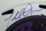 Terrell Suggs Autographed Full Size Ravens Lunar Replica Helmet Beckett