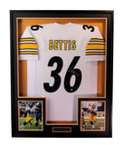 Jerome Bettis HOF Signed/Auto Pittsburgh Steelers Jersey Framed Beckett 204010