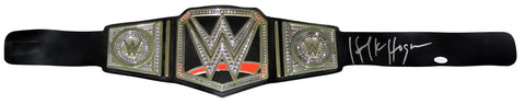 HULK HOGAN SIGNED AUTOGRAPHED WWE CHAMPIONSHIP WRESTLING BELT JSA