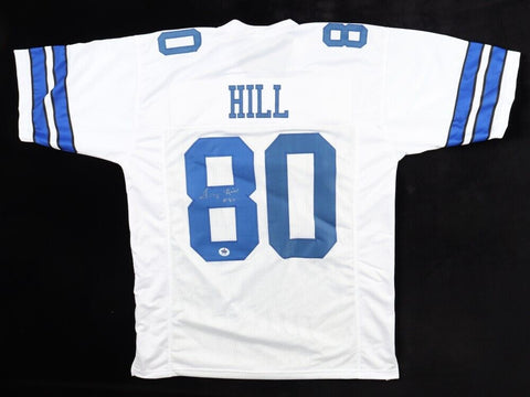 Tony Hill Signed Dallas Cowboys Jersey (Gameday Sports) Super Bowl XII Champion