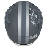 Jay Novacek Autographed "3x SB Champ" Cowboys Slate Mini Helmet Beckett