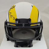 PUKA NACUA SIGNED LOS ANGELES RAMS LUNAR ECLIPSE SPEED MINI HELMET FANATICS