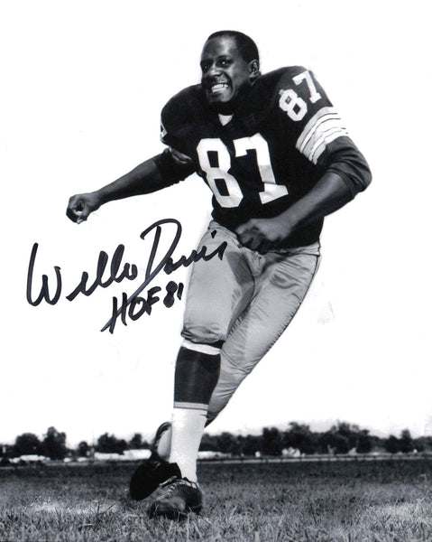 Willie Davis Autographed 8x10 Photo Green Bay Packers "HOF 81" SKU #245960