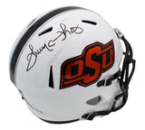 Thurman Thomas Signed Oklahoma State Cowboys Speed Full Size NCAA Helmet