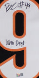 Barrett Carter Signed Cincinatti Bengals Jersey "Who Dey" (GTSM) 2025 Draft Pick