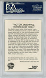 Vic Janowicz Autographed/Signed 1988 Kroger Trading Card PSA Slab 43776