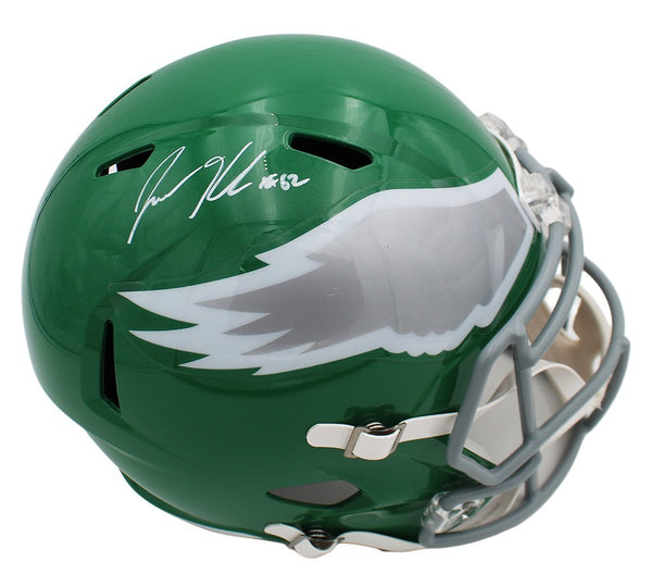 Jason Kelce Signed Philadelphia Eagles Speed Full Size Kelly Green NFL Helmet
