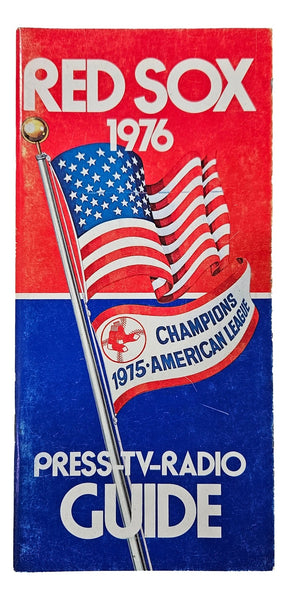 Boston Red Sox 1976 Media Guide
