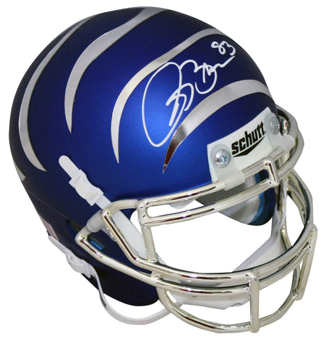 ISAAC BRUCE AUTOGRAPHED MEMPHIS TIGERS CHROME MINI HELMET BECKETT