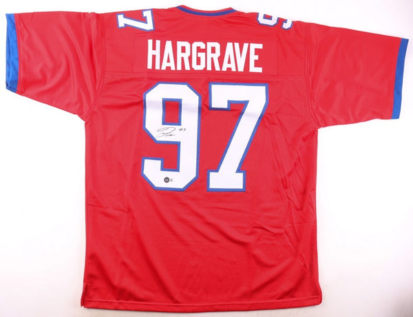 Javon Hargrave Signed South Carolina State Bulldogs Jersey (Beckett) Def. Tackle