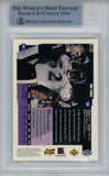 Ray Lewis Signed 1997 Collector's Choice #261 Trading Card Beckett Slab 43364