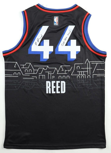 Paul Reed Signed Philadelphia 76ers Jersey Inscribed "Out the Mud" (JSA COA)