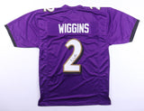 Nate Wiggins Signed Baltimore Ravens Jersey (JSA) 2024 1st Round Draft Pk D Back