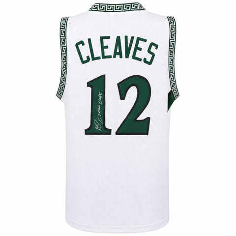 Mateen Cleaves Signed White Custom College Basketball Jersey w/Champs - (SS COA)