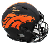 Mike Shanahan Signed Denver Broncos Speed Authentic Eclipse NFL Helmet
