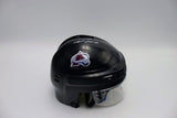 Joe Sakic Autographed Black Colorado Avalanche Mini Helmet Inscribed LSM COA