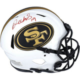 DEEBO SAMUEL Autographed 49ers Lunar Eclipse Authentic Speed Helmet FANATICS