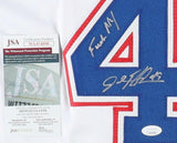 John Rocker Signed Atlanta Braves Throwback Jersey Inscribed "F**K N.Y." JSA COA
