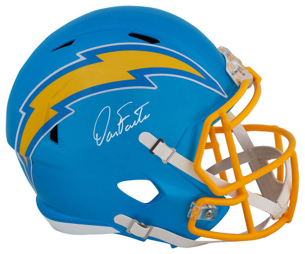 Dan Fouts Signed Chargers FLASH Riddell F/S Replica Helmet (In White) - (SS COA)