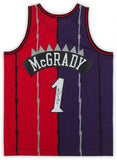 FRMD Tracy McGrady Raptors Signed Split Mitchell & Ness 1998-99 Swingman Jersey