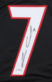 Lorenzo Carter Signed Georgia Bulldogs Black Jersey (PSA) Atlanta Falcons L.B.