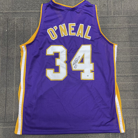 Shaquille O'Neal Signed Jersey JSA Los Angeles Lakers Autographed