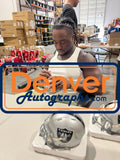 Ashton Jeanty Autographed Las Vegas Raiders Mini Helmet Flash Beckett 51004