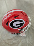 MATTHEW STAFFORD SIGNED GEORGIA BULLDOGS SPEEDFLEX HELMET BECKETT QR