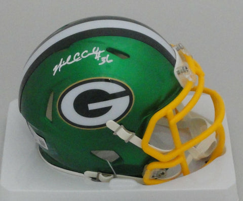 Packers NICK COLLINS Signed Riddell FLASH Speed Mini Helmet AUTO - BAS