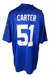 Abdul Carter Signed New York Giants Nike Game Replica Jersey BAS