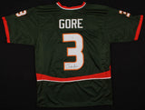 Frank Gore Signed Miami Hurricanes Jersey (Beckett COA) 5xPro Bowl Running Back