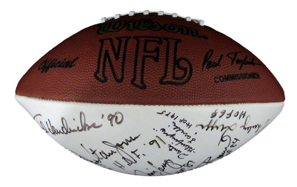 NFL Hall of Famers Multi-Autographed (19) Wilson NFL Football Bradshaw 176389