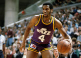 Adrian Dantley Signed Utah Jazz Jersey Inscribed "HOF 2008" (JSA) 1977 NBA R.O.Y