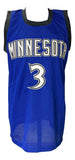Minnesota Stephon Marbury Signed Custom Blue Pro-Style Basketball Jersey BAS ITP