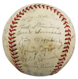 1943 Yankees (28) Dickey, Gordon, McCarthy +25 Signed Oal Baseball BAS #AE13372
