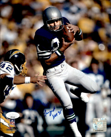 Steve Largent Seattle Seahawks HOF Signed/Inscribed 8x10 Photo JSA 161784