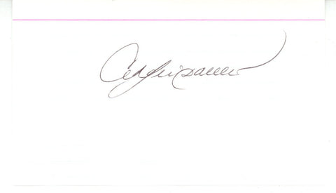 Andre Dawson Autographed/Signed Chicago Cubs Index Card Beckett 56539