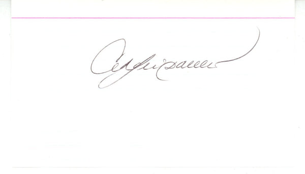 Andre Dawson Autographed/Signed Chicago Cubs Index Card Beckett 56539