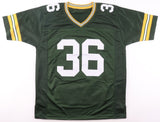 Dave Robinson & LeRoy Butler Signed Team Highlight Stat Packers HOF Jersey (JSA)
