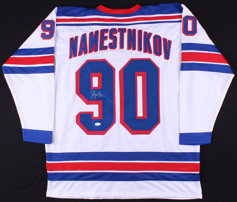 Vladislav Namestnikov Signed NY Rangers Jersey (JSA) Playing career 2009-present