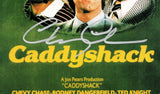 CHEVY CHASE AUTOGRAPHED CADDYSHACK 11X17 MOVIE POSTER BECKETT BAS QR 230652