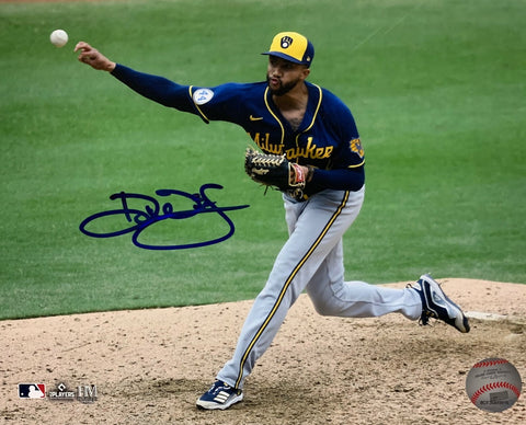 Brewers DEVIN WILLIAMS Signed 8x10 Photo #7 AUTO - 2020 NL Rookie of the Year