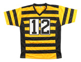 Terry Bradshaw Pittsburgh Signed Bumblebee Football Jersey SB XII-XIV MVP BAS